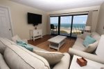 Living Room Area With Amazing Views Of the Gulf Of Mexico